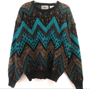Gabrielle Sweaters - Men’s Vintage 80s Long Sleeve Sweater Size Medium Gabrielle Sweaters - Men’s Vintage 80s Long Sleeve Sweater Size Medium